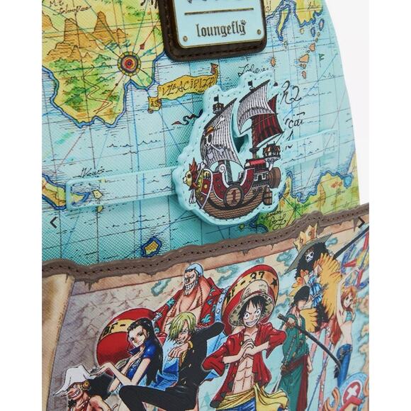 Loungefly One Piece 25th Anniversary Straw Hat Pirates Mini Backpack NWT - Picture 6 of 7